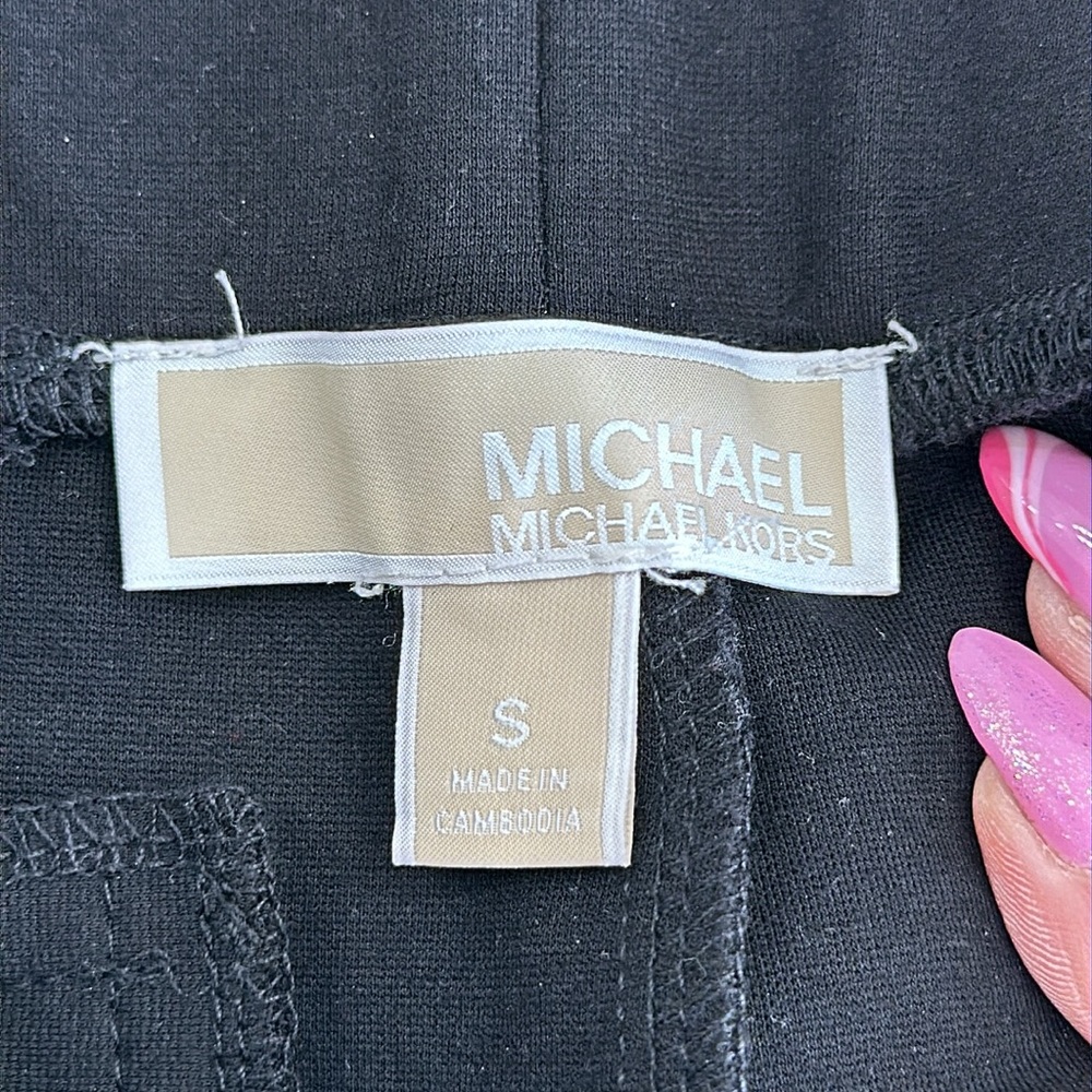 MICHAEL MICHAEL KORS Black Trouser Leggings Size Small - Picture 10 of 13